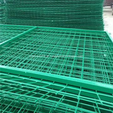 Cerca soldada galvanizada PVC do quadro da rede de arame